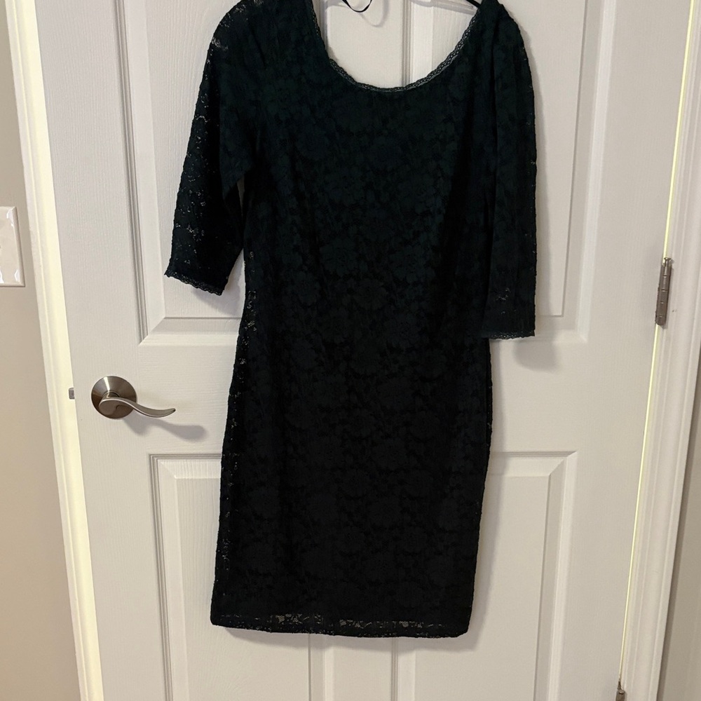 Black Lace Sheath Dress - Elegant Women's Dress